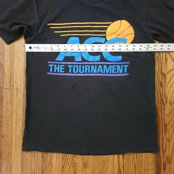 ACC Vintage 90s Tshirt Size Large The Tournament  Black - Picture 4 of 5